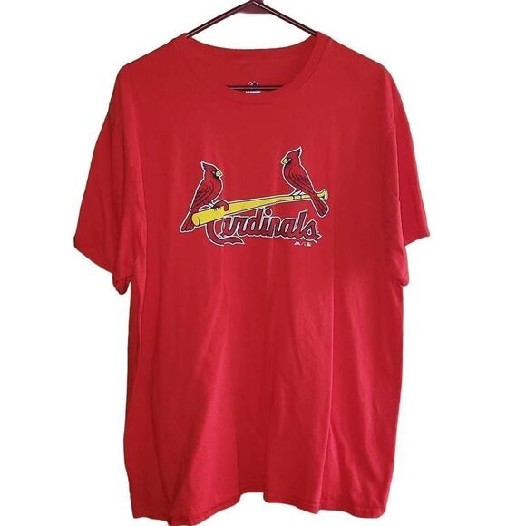 St. Louis Cardinals Baseball Short Sleeve T-Shirt Red Size XLarge - Picture 3 of 7
